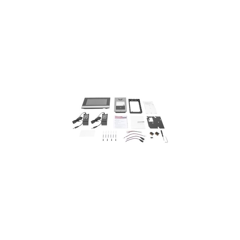 Kit de Videoportero IP PoE Estandar con llamada a App de Smartphone (Hik-Connect) / Apertura con Tarjeta MIFARE / Frente de c...