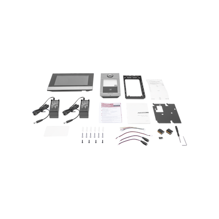 Kit de Videoportero IP PoE Estandar con llamada a App de Smartphone (Hik-Connect) / Apertura con Tarjeta MIFARE / Frente de c...