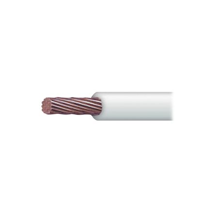 Bobina de cable de 100 metros para cableado eléctrico VIAKON calibre 10 de color blanco tipo THW-2-LS/THHW-LS