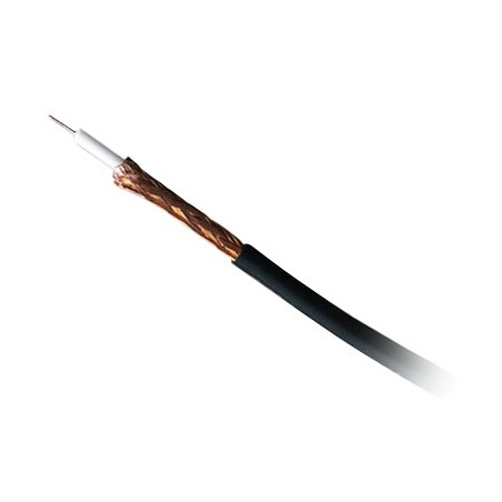Cable Coaxial RG6, 305 Metros (1000 Pies) RG6, Malla 96%, Hecho en México / Intemperie