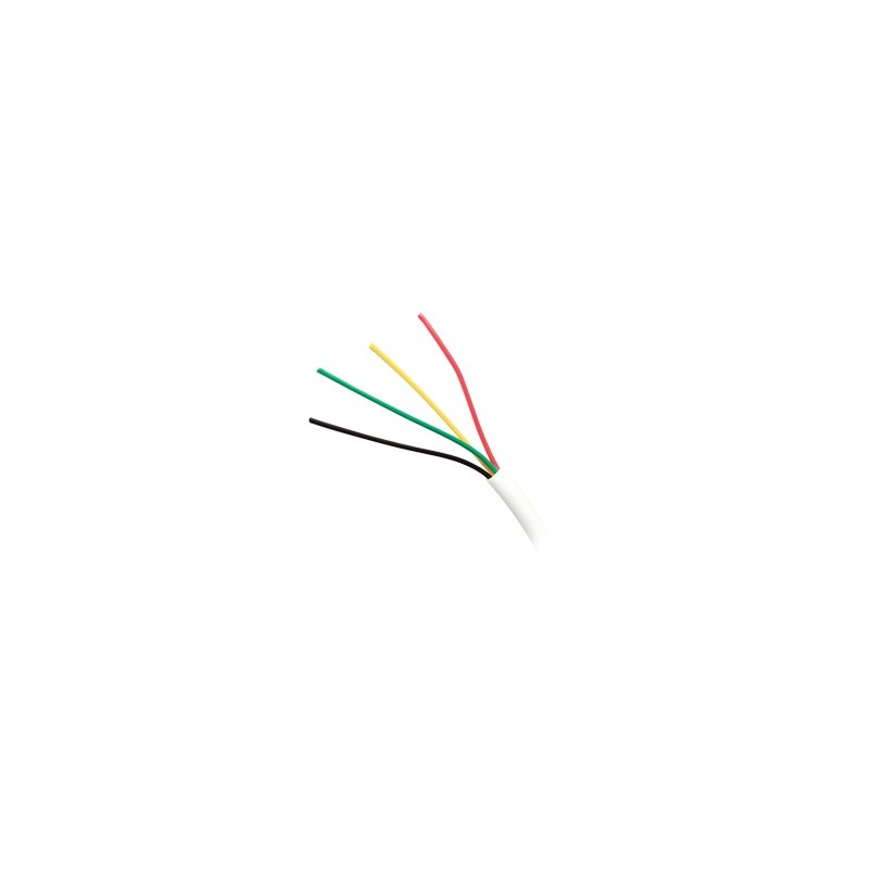 Bobina de Cable de 305 Metros (1000 Pies), 4 x 18 AWG, Aislamiento Individual de Policloruro de Vinilo (PVC), con Propiedades...