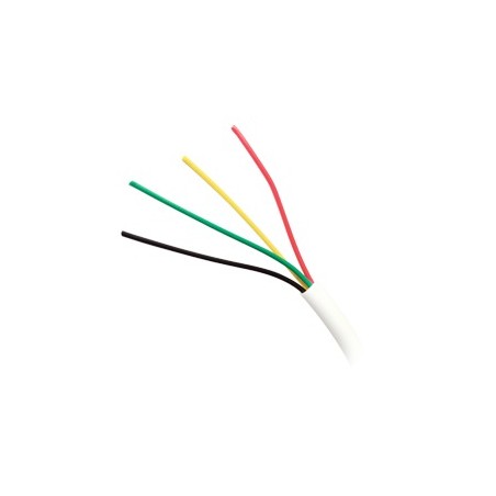 Bobina de Cable de 305 Metros (1000 Pies), 4 x 18 AWG, Aislamiento Individual de Policloruro de Vinilo (PVC), con Propiedades...