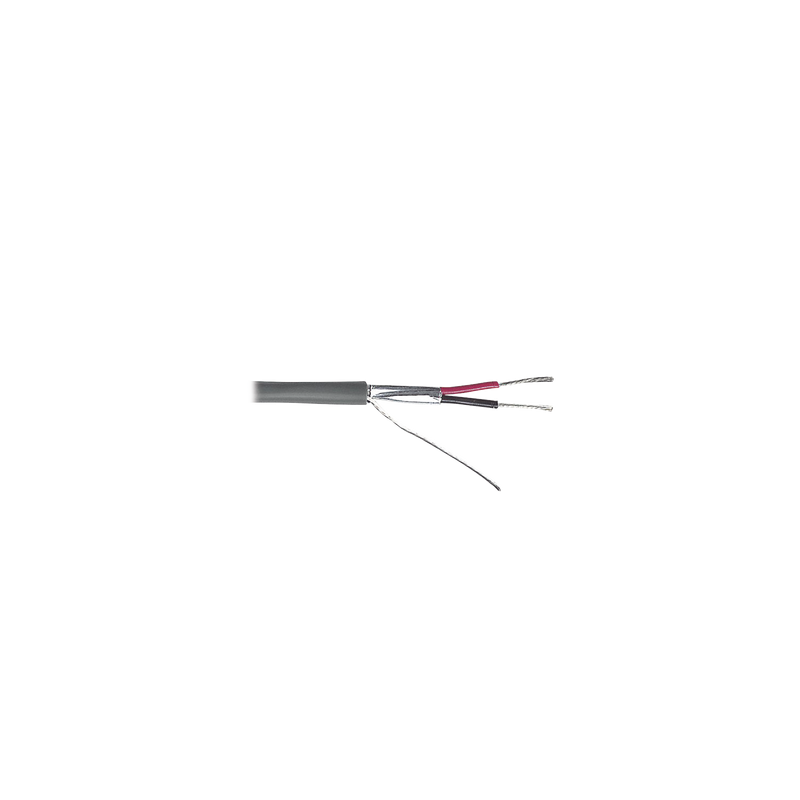 Cable 2 x 24 AWG / Blindado / Cubierta FR-PVC / Bobina de 500 metros