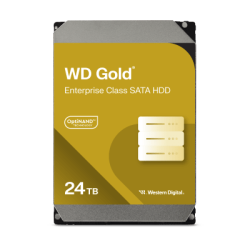 Disco Duro Empresarial WD Gold / SATA 6 Gb/s / 24 TB / 7200 RPM / Tecnología HelioSeal / ArmorCache / 5 Años Garantía / 2.5M ...
