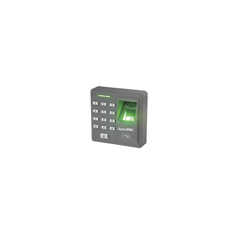 Lector Biométrico de Huella y Proximidad / 500 Huellas 500 Tarjetas / Teclado / Autónomo / Salida Relevador / Control de Acceso