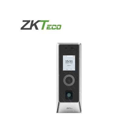 Lector Autónomo Facial y QR / 30,000 Rostros / IP66 IK07 / TCP/IP Wiegand RS485 / Exterior / ZKBio CVSecurity