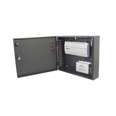 Controlador de Acceso 4 Puertas / 20,000 Huellas 30,000 Tarjetas / ADMS PUSH / TCP/IP / Gabinete y Fuente 12V 5A