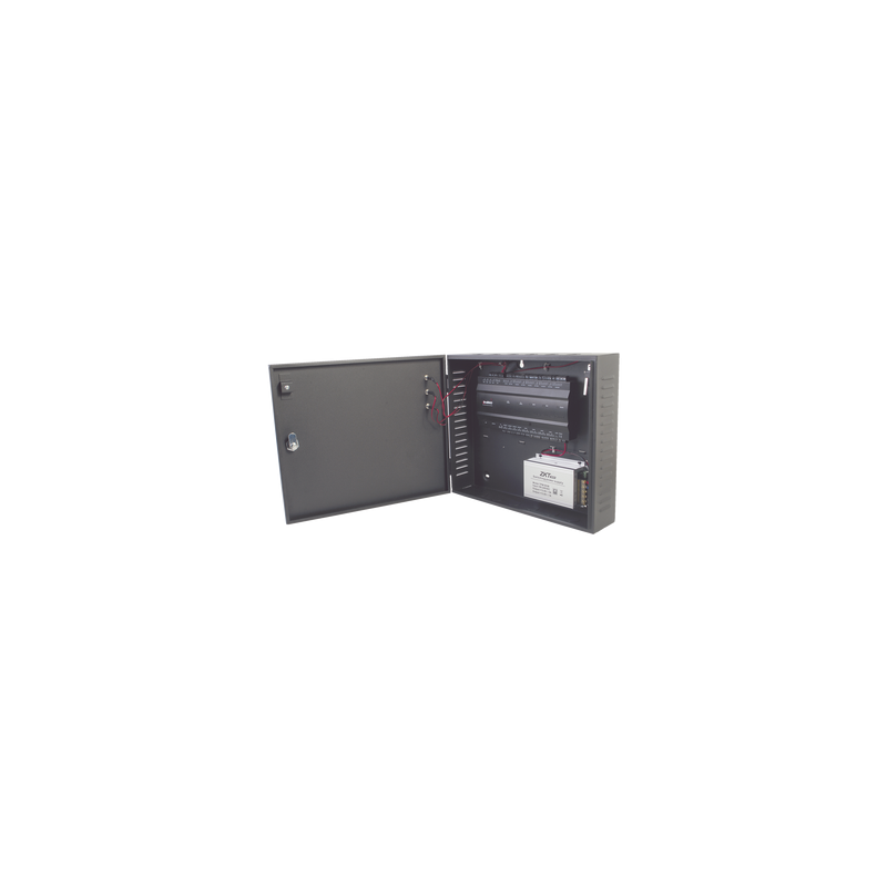 Controlador de Acceso 4 Puertas / 3,000 Huellas 30,000 Tarjetas / TCP/IP / Gabinete Metálico y Fuente 12V 5A
