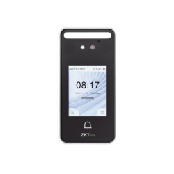 Terminal Biométrica Facial / 500 Rostros 3,000 Tarjetas / Pantalla 2.4" / IP65 / ADMS / Visible Light
