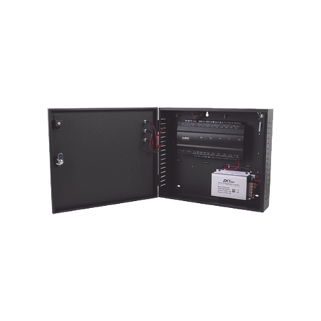 Controlador de Acceso 2 Puertas / 3,000 Huellas 30,000 Tarjetas / TCP/IP / Gabinete y Fuente 12V 5A