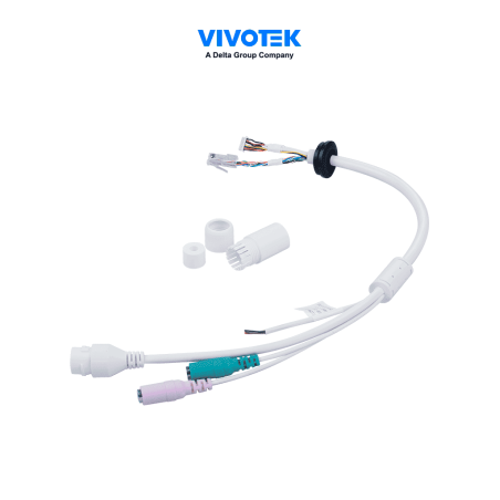 VIVOTEK AO-015 - Cable de conexiones I/O y Audio para camaras domo exteriores modelos:  FD9399-EHV, FD9399-EHTV, FD9389-EHV-V...