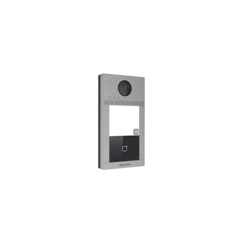 Videoportero IP 2 Megapixel / Llamada y Apertura Remota desde App Hik-Connect / PoE / Exterior IP65 + Antivandalico IK08 / 1 ...
