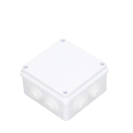 SAXXON PB100 - Caja de conexiones con 7 entradas / PVC libre de halógenos / Compatible con cámaras Bullet / Domo / Dimensione...