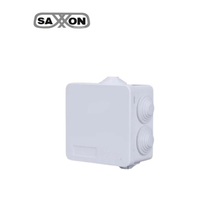 SAXXON PB085 - Caja de conexiones con 7 entradas / PVC libre de halógenos / Compatible con cámaras Bullet / Domo / Dimensione...