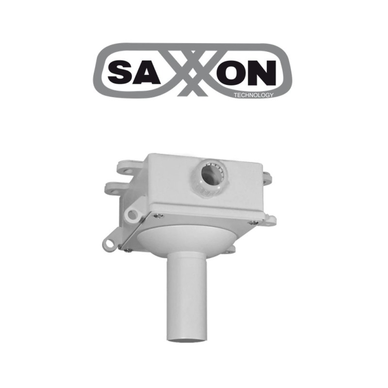 SAXXON WBWH&WB8203 - Brazo de montaje en techo de 20CM con caja de conexiones para gabinete / Aluminio