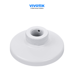 VIVOTEK AM-52E - Base para montaje en techo de camaras tipo domo, para exteriores, color blanco, material aluminio