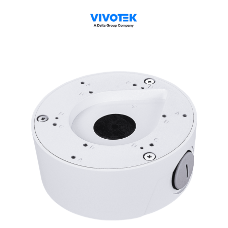 VIVOTEK AM-71B_V02 - Caja de conexiones exterior para cámaras domo, con protección IP66 y acabado en color blanco