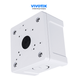 VIVOTEK AM-71C_V02 - Caja de conexiones de exterior para cámaras domo y bullet, IP66, color blanco, fabricada en aleación de ...