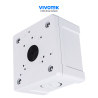 VIVOTEK AM-71C_V02 - Caja de conexiones de exterior para cámaras domo y bullet, IP66, color blanco, fabricada en aleación de ...