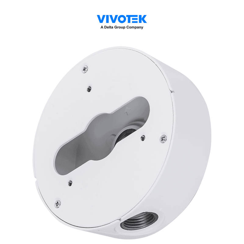 VIVOTEK AM-71E-V02 - Caja de conexiones para exterior, para camaras bullet y domo, color blanco, Material de aleacion de alum...