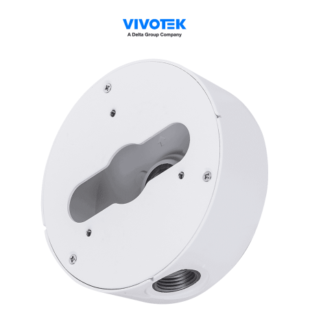 VIVOTEK AM-71E-V02 - Caja de conexiones para exterior, para camaras bullet y domo, color blanco, Material de aleacion de alum...