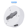 VIVOTEK AM-71E-V02 - Caja de conexiones para exterior, para camaras bullet y domo, color blanco, Material de aleacion de alum...