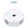VIVOTEK AM-71G_V01 - Caja de conexiones para exterior, Color blanco, Aleacion de aluminio, IP66, IP67