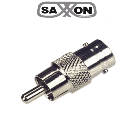 SAXXON PSUBR02 - Bolsa de 10 Conectores BNC Hembra a RCA Macho/