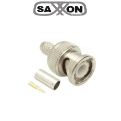 SAXXON PSUBR08 - Bolsa de 10 Conectores BNC Macho para Apretar/