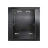INTELLINET - 712088 - Gabinete mural de 19", 12U, Ensamblado / 12U, 600 mm de profundidad, Ensamblado, negro