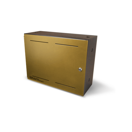 KIDDE BC1 - Gabinete de Baterías / Puerta Bronce / Soporta baterías de hasta 40 Ah