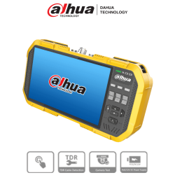 DAHUA PFM907 -Probador de Video IP y HDCVI/ Soporta Compresión de Video H.265 y H.264/ Control PTZ/ Soporta Audio/ Multimetro...
