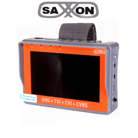 SAXXON TES07MC- Probador de Video de Pulsera con Pantalla de 4 Pulgadas/ Soporta Resolución de Hasta 4 Megapíxeles/ Soporta: ...