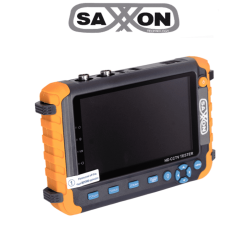 SAXXON TES08MC - Probador de Video con Pantalla de 5 Pulgadas/ Soporta cámaras 1MP/ 2MP/ 4MP/ 4K/ Soporta: HDCVI/TVI/AHD/ Sal...