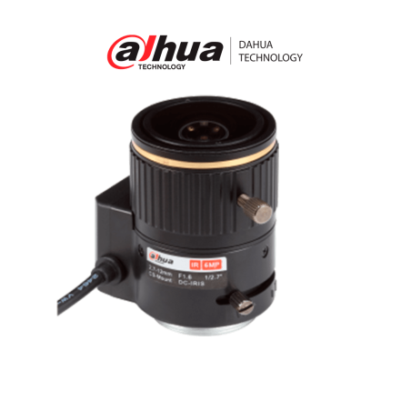 DAHUA PFL2712 - Lente varifocal de 6MP 1/2.7" de 2.7-12mm