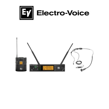 ElectroVoice M_RE3BPHW6M- Set de Micrófono Inalámbrico RE3 / Diadema Supercardioide HW3 / 653-663MHz