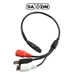 SAXXON ANXBA09 - Microfono amplificado 12 VDC 56 dB con i / O audio / Omnidireccional