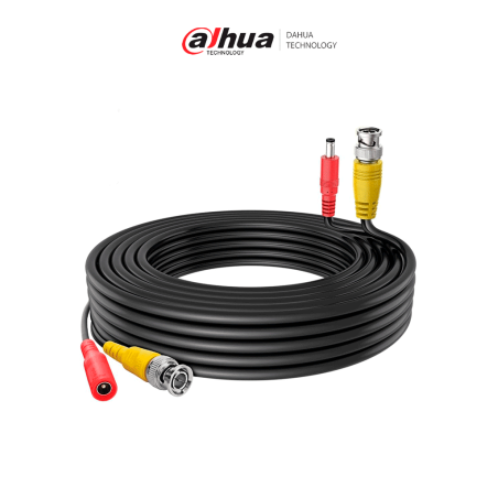 DAHUA DH-PFM942I-10-5 - Cable de 10 Metros Armado para Video y Energía/ Para Camaras Hasta 4k/ con Conectores BNC y de Energí...