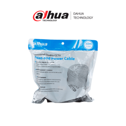 DAHUA DH-PFM942I-30-5 - Cable de 30 Metros Armado para Video y Energía/ Para Camaras Hasta 4k/ con Conectores BNC y de Energí...
