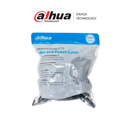 DAHUA DH-PFM942I-50-5 - Cable de 50 Metros Armado para Video y Energía/ con Conectores BNC y de Energía/  Para Camaras Hasta ...