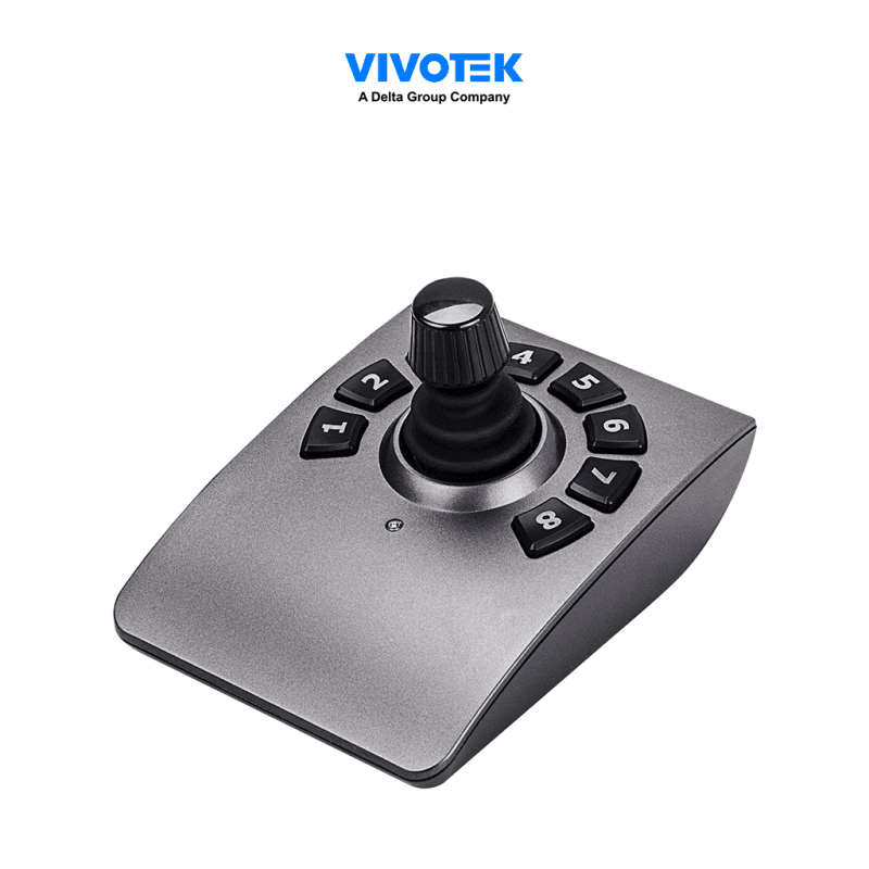 VIVOTEK AJ-001 - Control de palanca joystick para NVR, PTZ y Software VAST 2, VSS VIVOTEK con 8 teclas y conector USB
