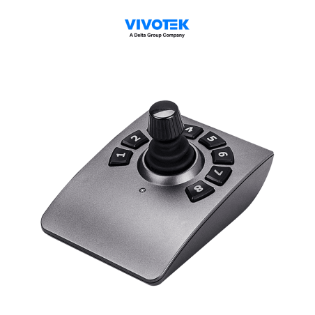 VIVOTEK AJ-001 - Control de palanca joystick para NVR, PTZ y Software VAST 2, VSS VIVOTEK con 8 teclas y conector USB