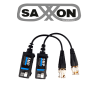 SAXXON SXCF500 - Par de Transceptores Pasivos / Botones Push / 5MP hasta 200 Metros / 1080P hasta 250 Metros / Soporta HDCVI ...