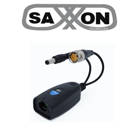 SAXXON SXDE502 - Par de Transceptores Pasivos de 5MP / Conector para Video y Energía / 5MP hasta 150 Metros / 1080P hasta 200...