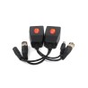 SAXXON VB-04 - Par de transceptores 4K para video y energía, con entradas RJ45, 4K hasta 150m con CVI, 4MP y 2MP hasta 250m