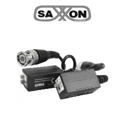 SAXXON VB-03 Par de transceptores pasivos (Video Baluns) soporta 8MP 4k a 150m, 4MP a 200m, 1080p a 250m, 720p a 300m en CVI....