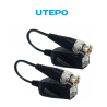 UTEPO UTP101PHD4BPAQ - Paquete de 100 pares de transceptores pasivos 4 en 1, soporta 4MP a 200M, 1080p a 250M, 720p a 300M en...