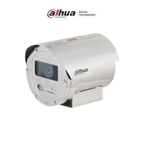DAHUA DH-ECA3A1404N-HNRXB - Cámara IP antiexplosión de 4 MP con zoom óptico 4x, H.265+, IR de 40m, AI SMD Plus, Starlight, WD...