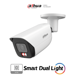 DAHUA DH-IPC-HFW3249E-S-IL - Cámara IP Bullet de 2 MP/ WizSense/Iluminador dual/ Lente de 2.8 mm/ 107° de Apertura/ Micrófono...