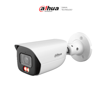 DAHUA DH-IPC-HFW3449E-S-IL - Camara IP Bullet de 4 Megapixeles con Iluminador dual/ WizSense/ Lente de 2.8mm/ 107 Grados de A...